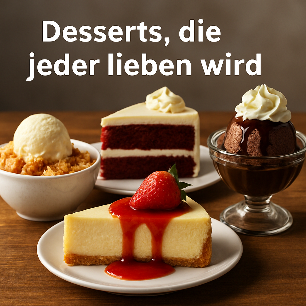 Desserts, die jeder lieben wird
